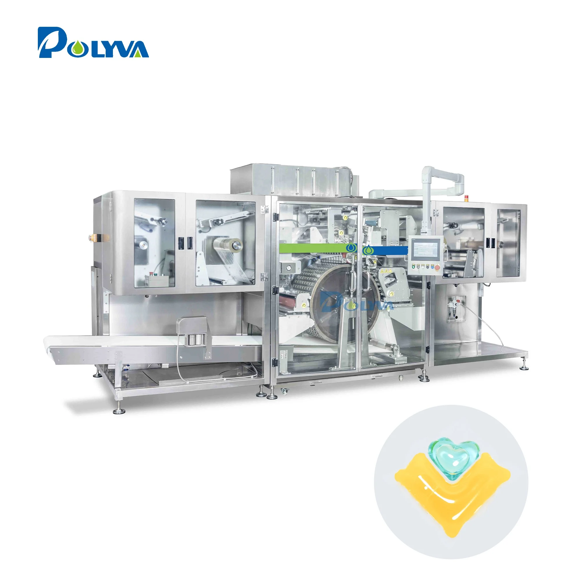 Polyva easily dissolve powder automatic packing machine laundry pods filling machine