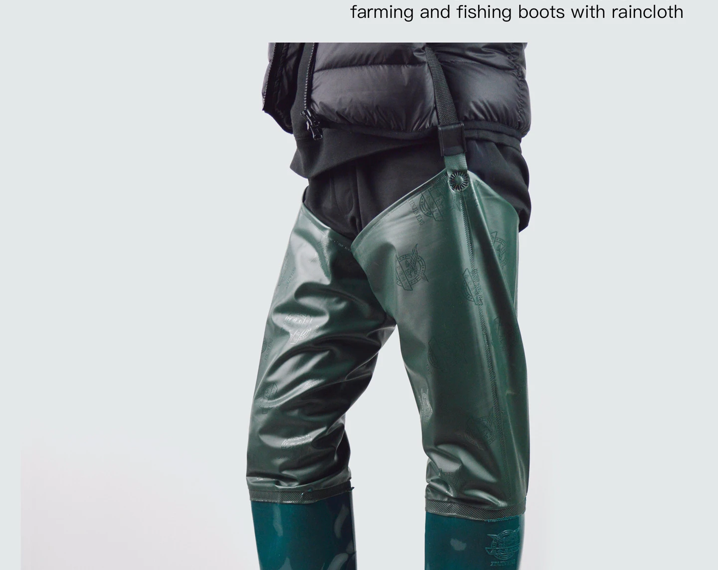 SP23-3025 Waterproof Wading Planting Boots the Best Fishing Shoes Rice Paddy Boot