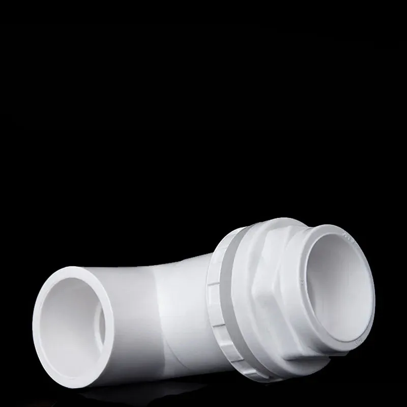 PVC Pipe Thicken Strong Drainage Fittings Fish Tank Upper And Lower Water Joints suitable for rain barrels, water tanks, pools