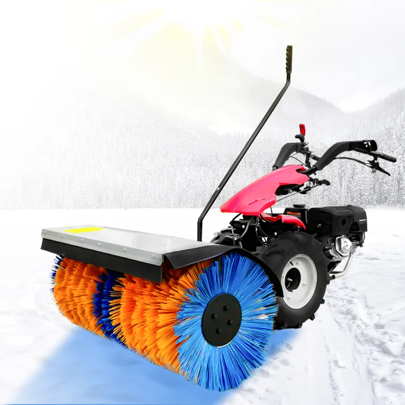 China gasoline power Electric Start Hand Push Self-propelled Snow Removal Equipment