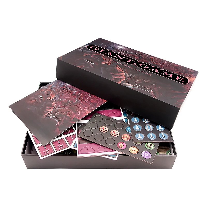 Custom Design Luxury War Board Games Set With Token And Cards Game