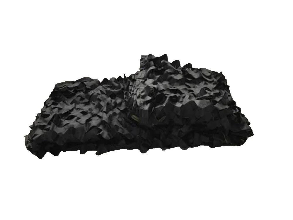 Black Camouflage Net Canvas Fabric Without Mesh 3M Wide Forest Hut Covered Netting Tourist Awning Pergolas for Outdoor