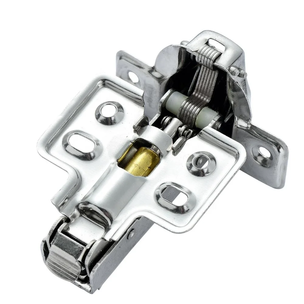 WEIZHIXING Stainless Steel 201 304 Middle Bend Pipe Hinge Hydraulic Cupboard Cabinet Hinge Door Concealed Bending Hinge
