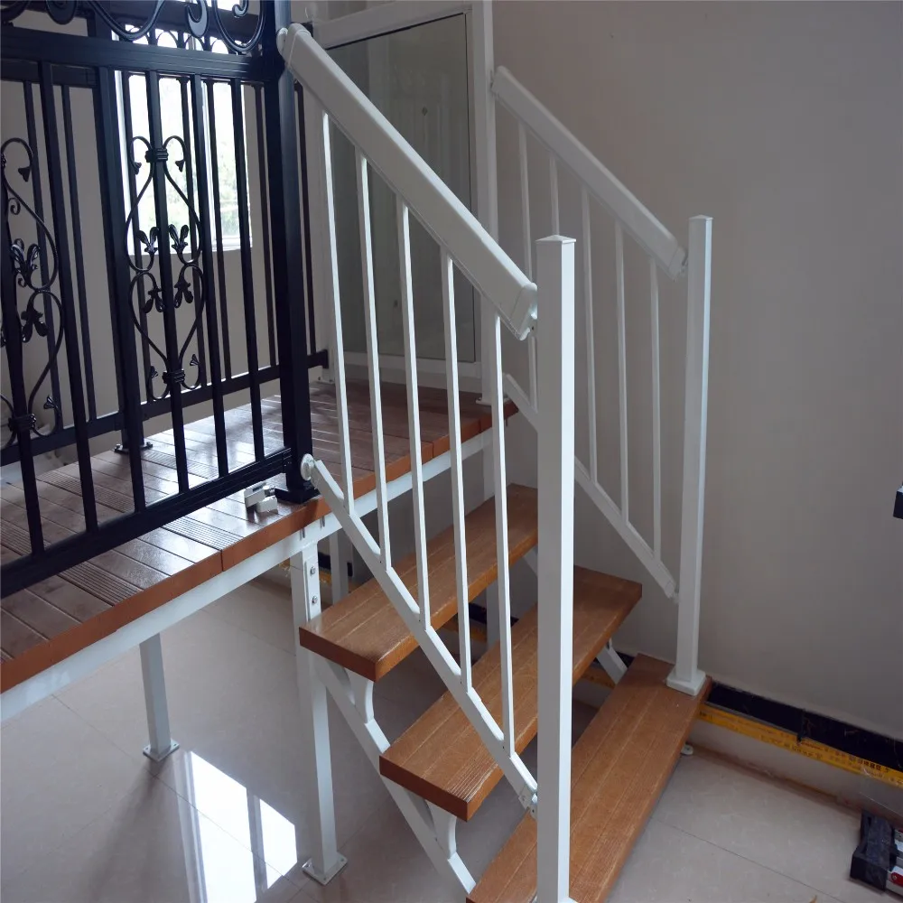 High quality wooden grain classic aluminum  hand rail