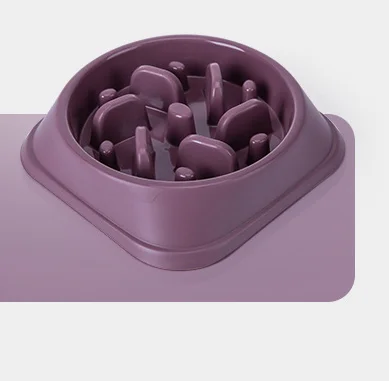 Горячая Распродажа кормушка для домашних животных с защитой от удушения Современная квадратная