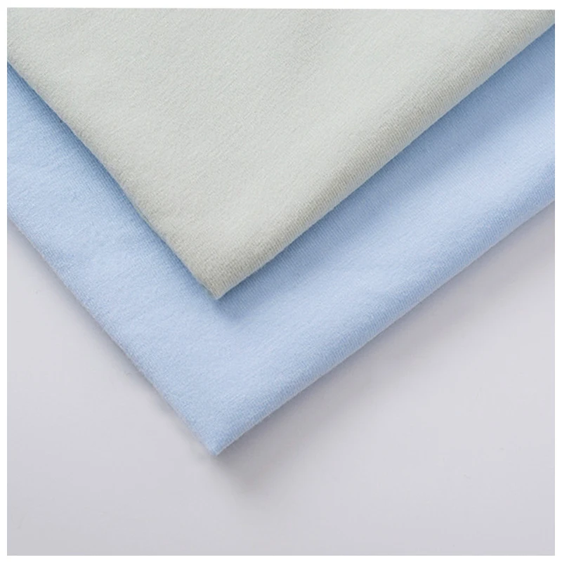 Hot sale knitted cotton spandex melange jersey ponti roma fabric for Warm clothing