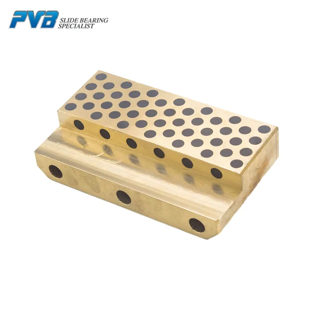JESW bronze guide elements pads ,2960.86 solid lubricant brass plate, DIN ISO 4762 bronze pad for mould