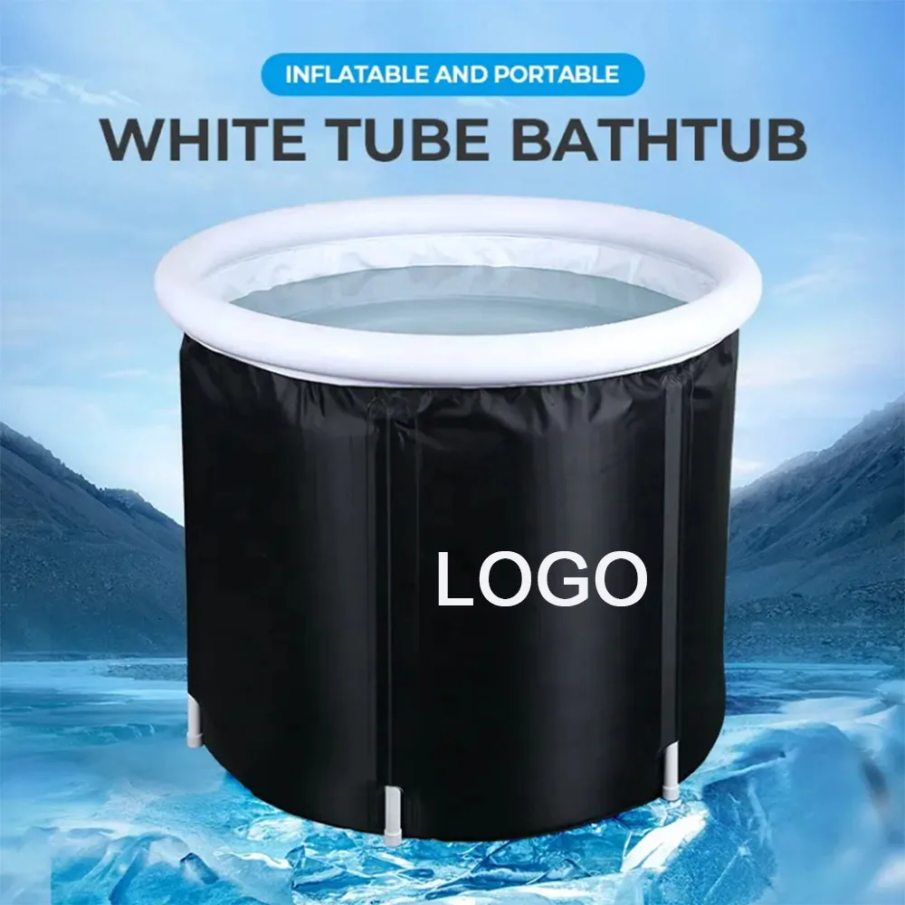 Factory Custom Inflatable Foldable Baby Adults Bathing Shower Spa Hot Tubs Portable Ice Bath Tub