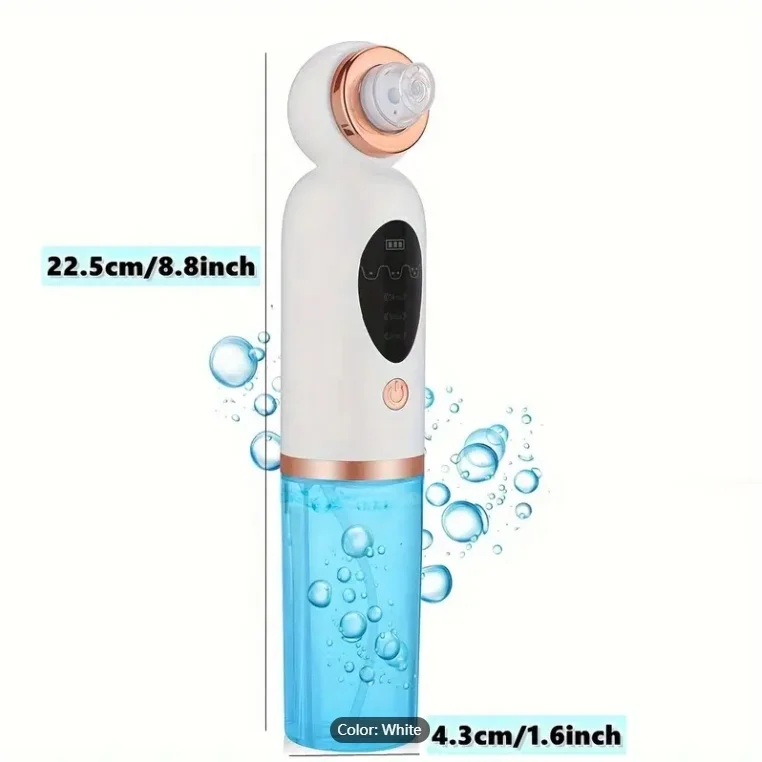 Small Bubble Pore Cleaner Blackhead Remover USB Charge Vacuum Suction Cleaner Nose Facial Products Nose Nose Plastic Strip