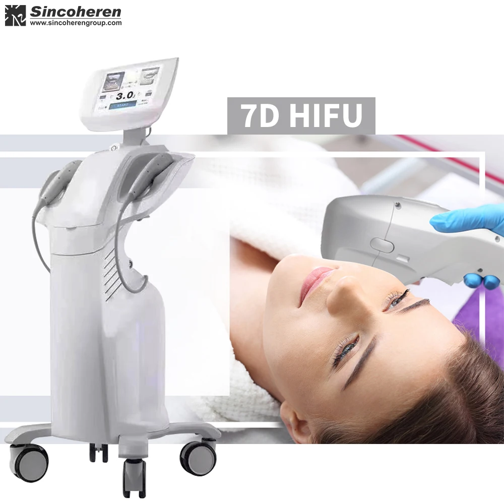 former 3 7d hifu smas face lifting Anti wrinkle Korea face lifting Machine with 7 cartridge  III
