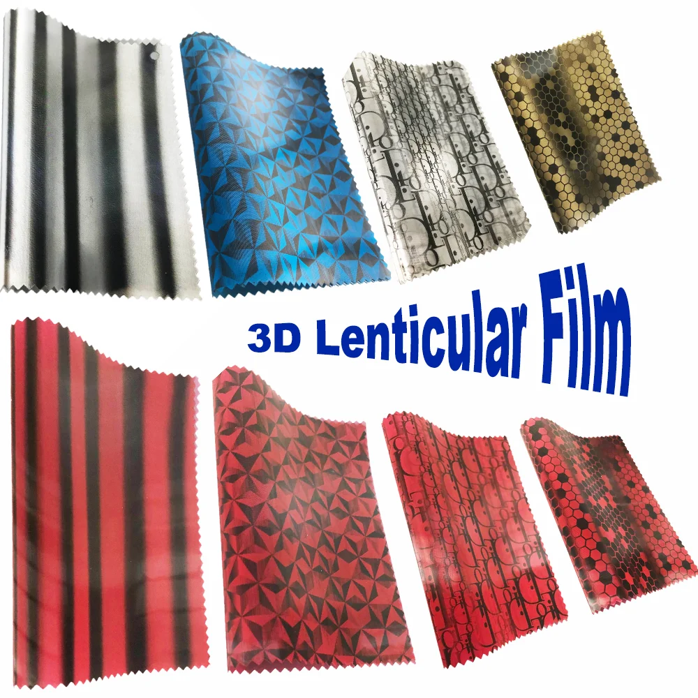 Настраиваемый высококачественный 3D-лентикулярный пленочный лист прочный теплообмен для переносной печати доступный в размерах