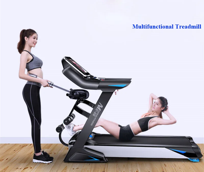 ES6 Wide Running Belts Household Treadmill Cardio Exercise Body Fitness Equipment Treadmill with Massage Belt