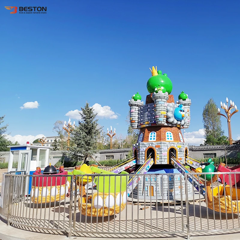 Cheap Amusement Rides Bird Model 16 Seats Self Control Plane