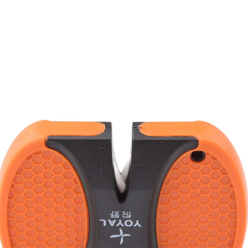 Mini Portable Knife Sharpening Tool Accessories Creative Butterfly Type Two-Stage Camping Pocket Knife Sharpener Kitchen Tools