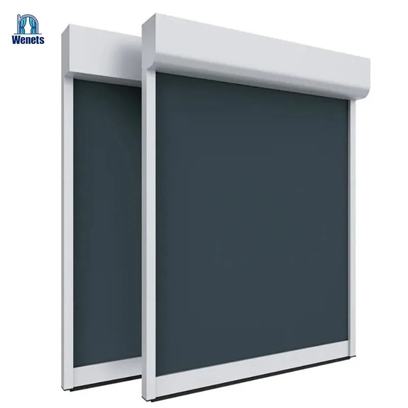 Windproof/Waterproof Sunshades Channel Guided Custom Zipper Outdoor Roller Blinds  For Terrace  Patio