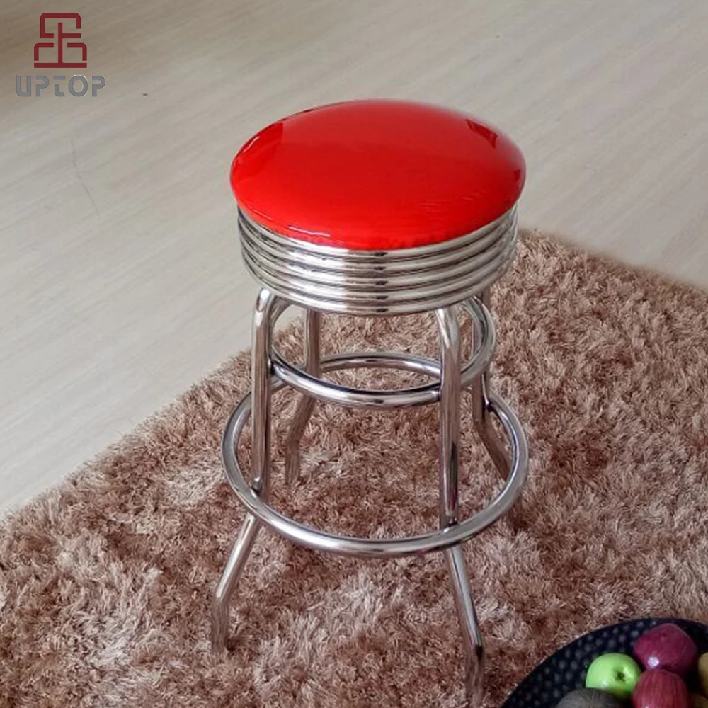 (SP-BS427) Diner Bar Stool - Vintage Restaurant American 50s Style Stools for Sale