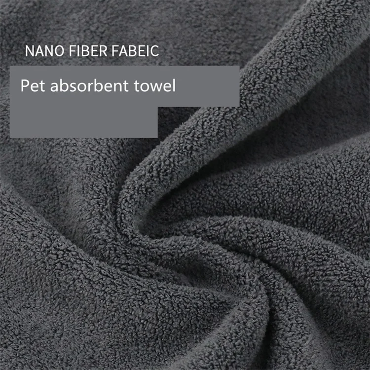 Hot Selling Dog Drying Towel Microfiber Strong Water Absorption Pet Bath Towel