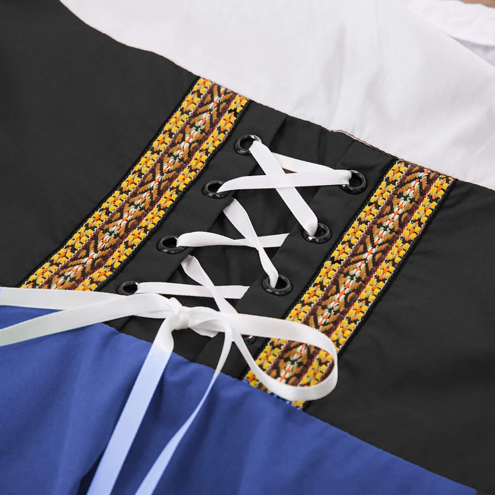 Customized Classical German Dirndl Dress Oktoberfest Wear For Women (Oktoberfest Dirndl / German Dirndl Dress)