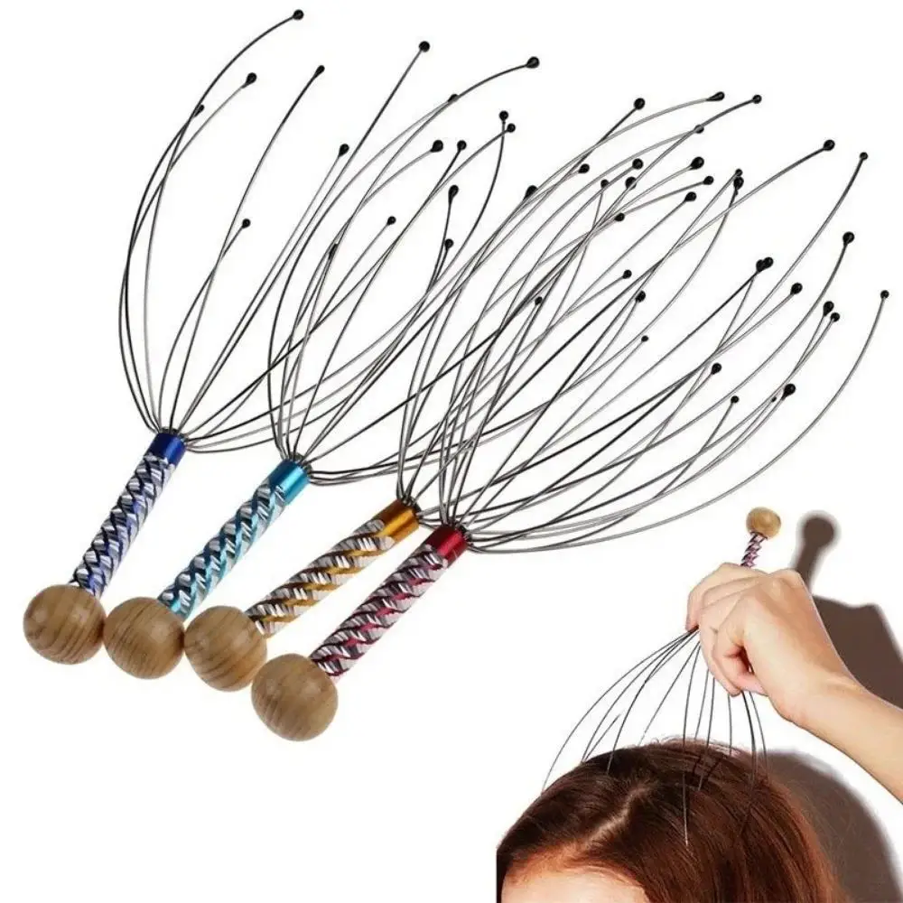 Octopus Upgraded Head Massager Scratching Scalp Relaxation Relief Massager handheld Scratcher Relieves Tension stress relaxation