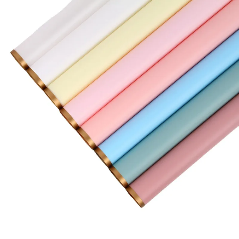 Floral Wrap Arrangement Custom Luxury Bouquet Packaging Wrapping Korean Paper For Flowers