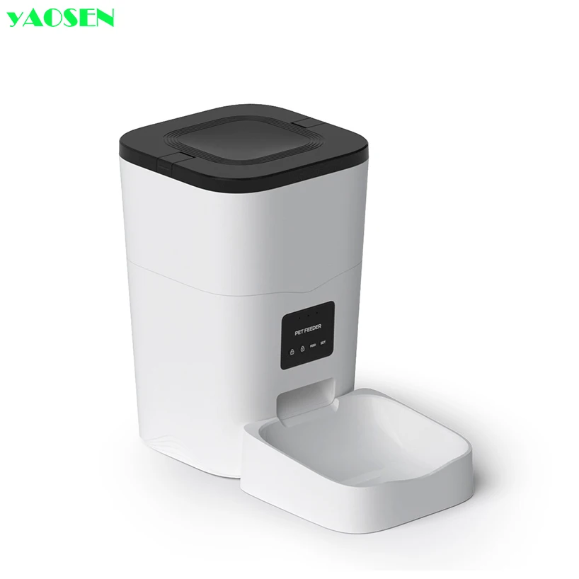 Automatic Timed Food Dispenser Up to 12 Meals Per Day and 10s Voice Recorder Auto Covered Pet Food Bowl Feeder