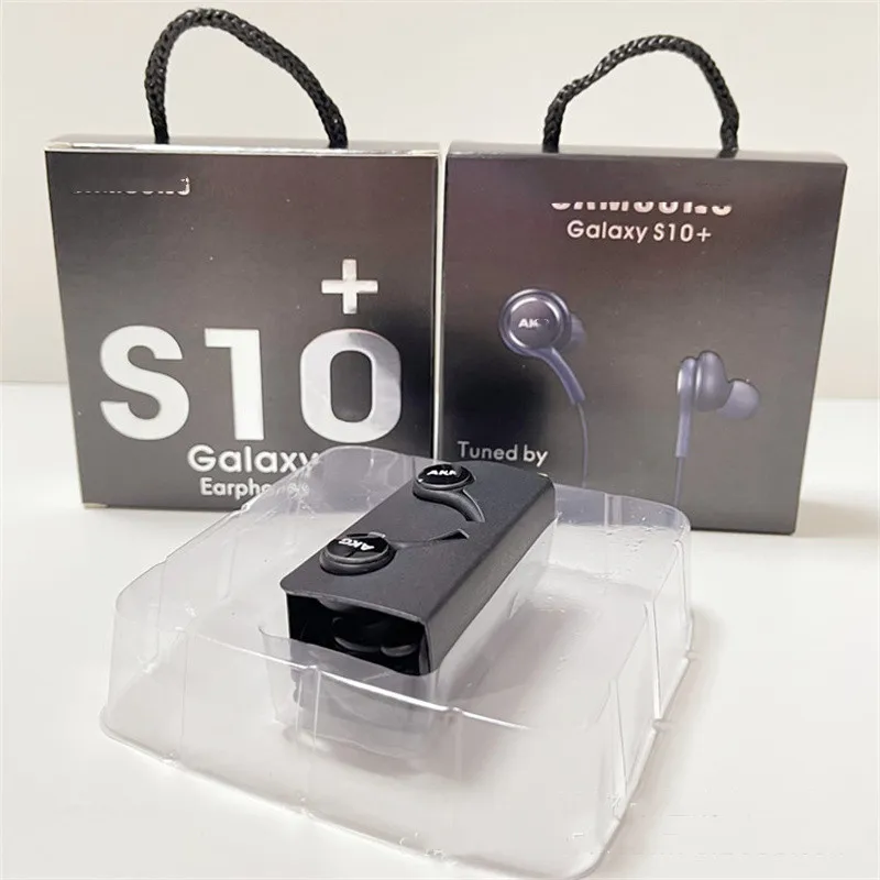 For Samsung Galaxy S10 Earphone EO-IG955 3.5mm Jack Headphone Wired Stereo Headset In Ear Earphones AKG S9 S8+ Earbuds Headset
