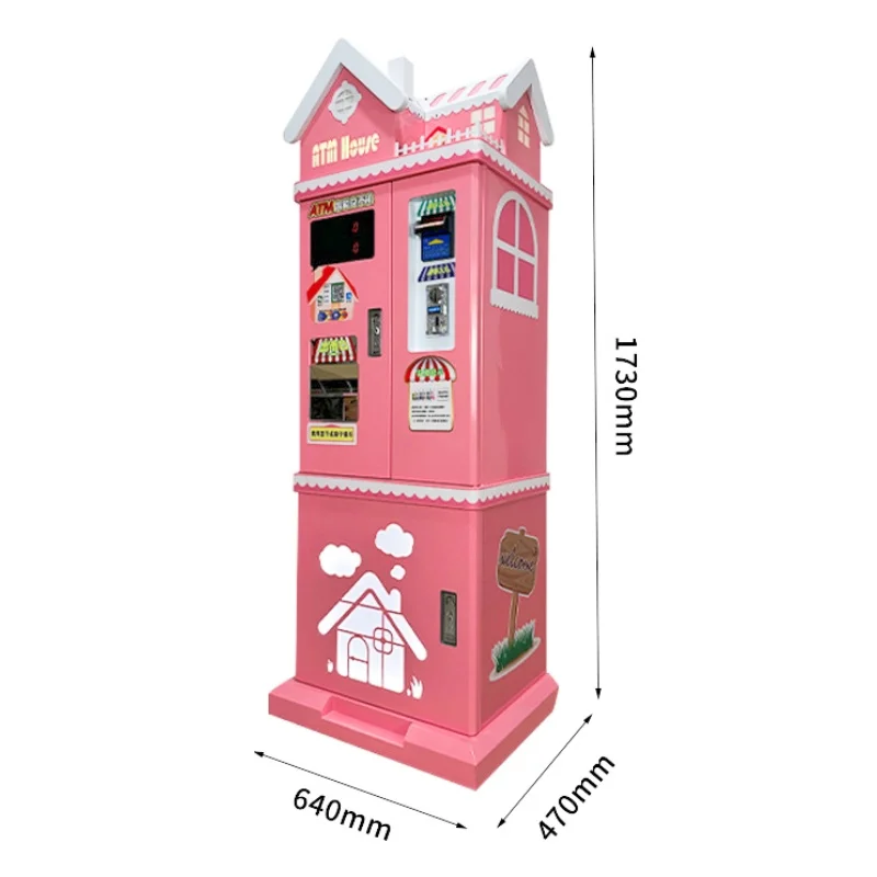 Automatic Token Coin Exchange Machine Self-Service Coin Vending Coin Change Machine for Game Centers & Amusement Parks