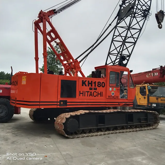 Perfect Condition Used Crawler Crane Hitachi KH180 Original Japanese Production 50 Ton Construction Equipment Hitachi KH180