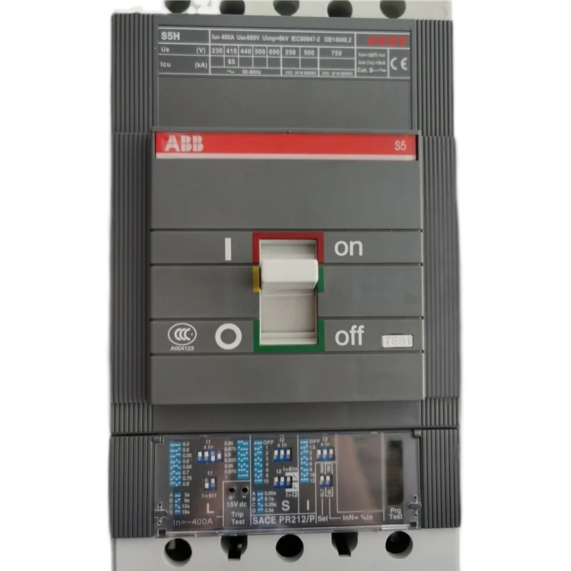 Brand new and original abb circuit breaker MCCB T5N 400 TMA R400 FF 3P abb circuit breaker mccb
