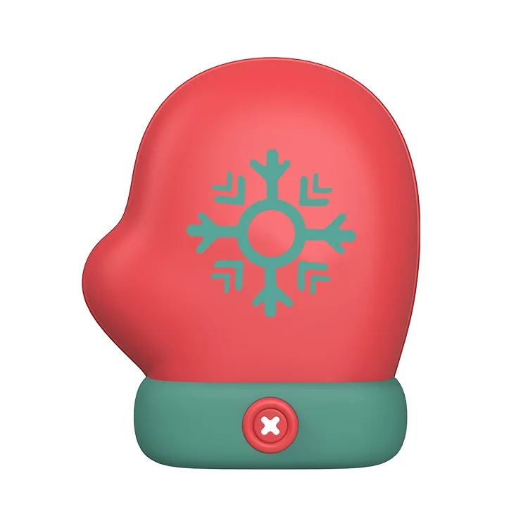 
Christmas Pocket Electric Rechargeable Heating silicone Hand Warmer with USB Charging Power Bank 
