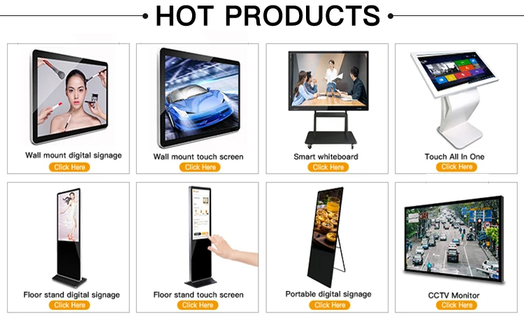 Lcd Wholesale Android Advertising Digital Display Stand Poster All In One PC Menu Board Kiosk Vertical Touch Screen