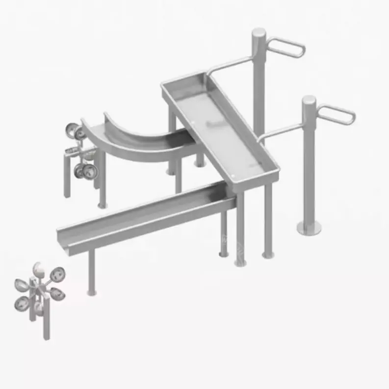 Archimedes Screw Water Pump for Educational Playgrounds and Outdoor Water Amusement in Parks and Schools