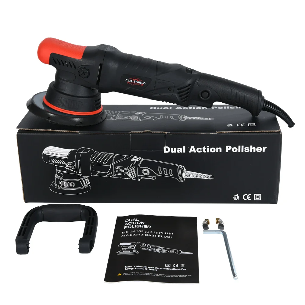Car Shield 1000W 15mm Random DA Orbital Polisher 5 Inch Car Detailing Dual Action Polisher Machine