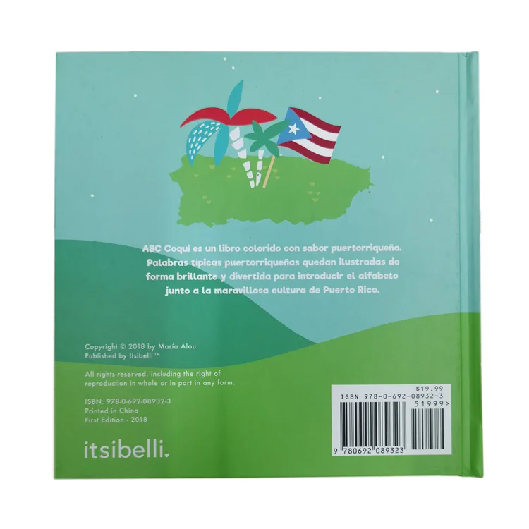  Factory deliver high quality coloring children hardback book printing sewing