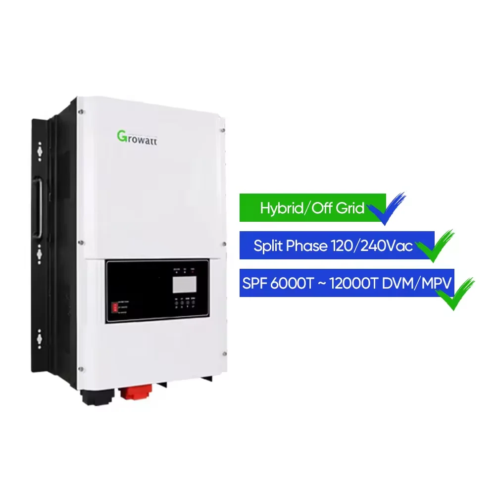 Инвертор Growatt 5 кВт 48 В солнечный 10 инвертор от сети Чистая Синусоидальная волна для дома