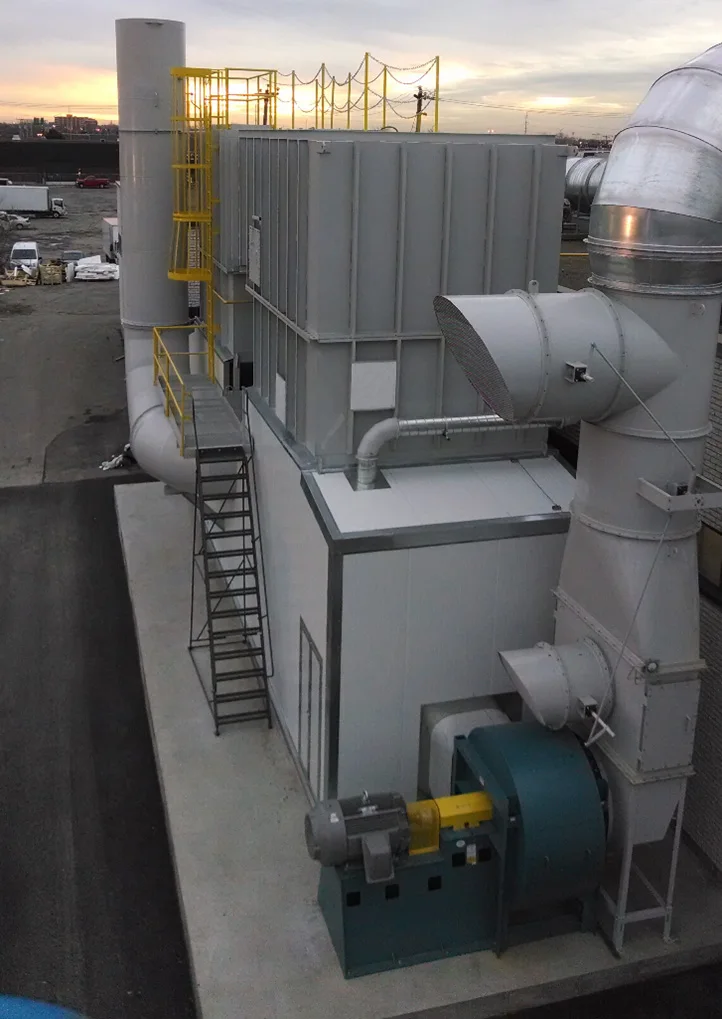 Industrial Waste Gas Treatment Equipment Spray Absorption Tower Thermal Oxidizer TO