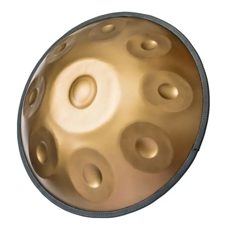 ASTEMAN Handpan Performers Series Golden 9 Note Handpan Machine Instrument Quenching Process Percussion Musical Drum