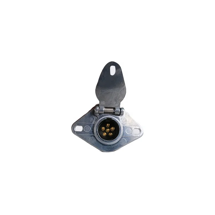 Us Type Waterproof 6 Pin Trailer Connector Female Trailer Socket
