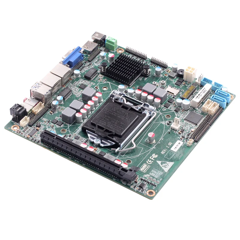Процессор Mini itx lga1151 6 го/7 го поколения I3/I5/I7 Материнская плата 4G DDR4 Ram 4K дисплей двойной гигабитный lan порт (62366160091)