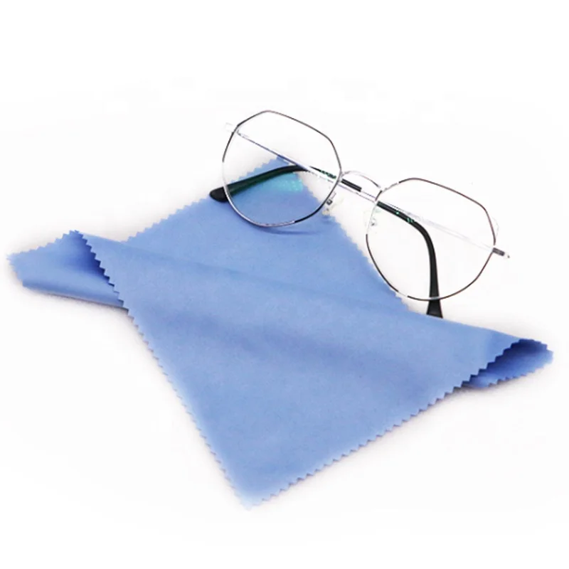 Custom Printed Logo Microfiber Cleaner Care Cleaning Polishing Cloth For Glasses