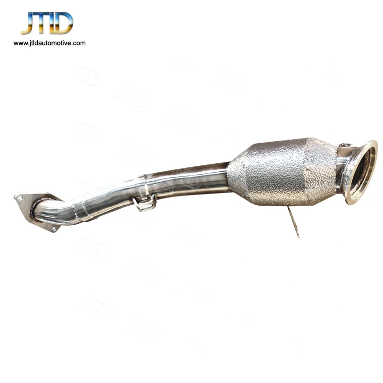 New Style Exhaust System High Flow Heat Shield Catalyst Downpipe for Infiniti Q50L