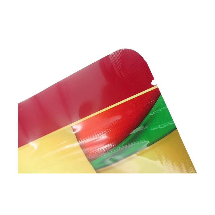 Plastic Stand Up Pouch Vegetable Pickled Jalapeno Packing Zipper Pouch For Food