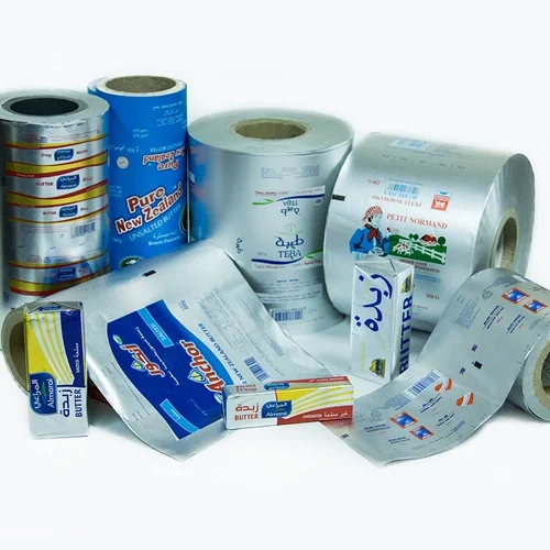 Custom Low Temperature Laminated Heat Seal Lacquer Aluminum Foil Cheese Packaging Wrapping Paper Margarine Butter Wrapper Film