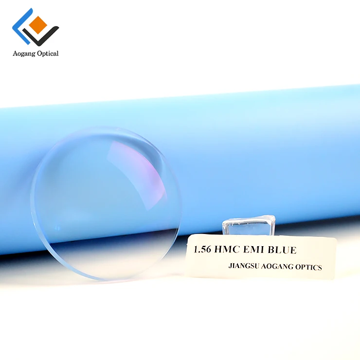 Wholesale optical lenses 1.56 single vision lenses AR coating plastic lens