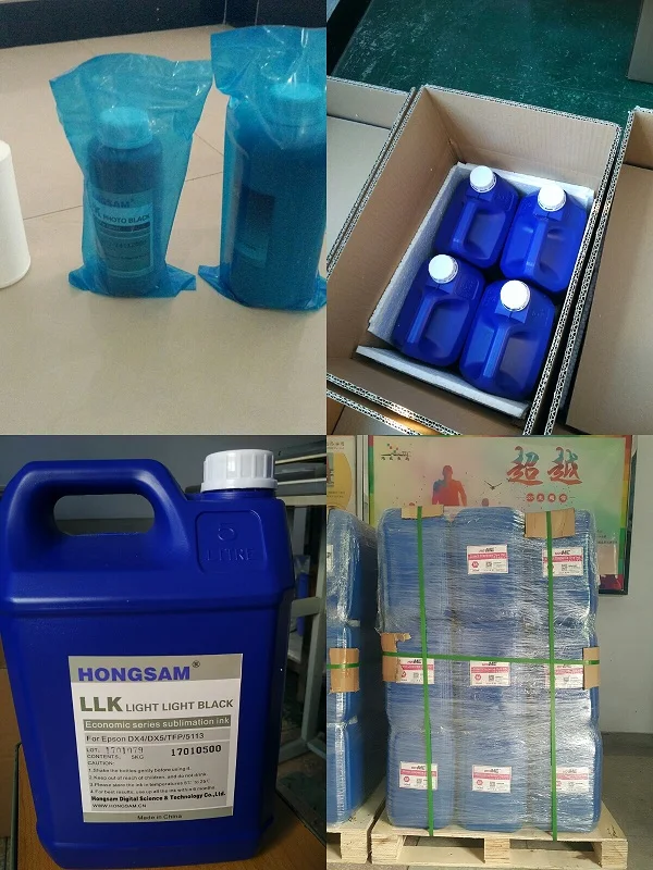  Текстильный пигмент Hongsam чернила DTG C M Y K с белыми чернилами Dupont dtg для Epson 5113
