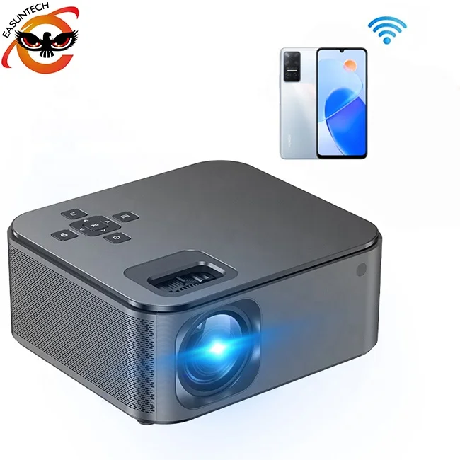 EASUNTECH native cinema movie video home theater lcd 1080p full hd led portable wifi smart android 4k mini projectors