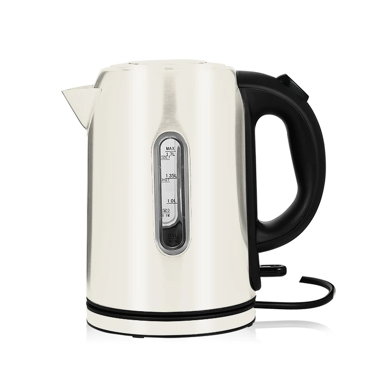 CE GS ETL approved portable stainless steel electric kettles everich 1.7L