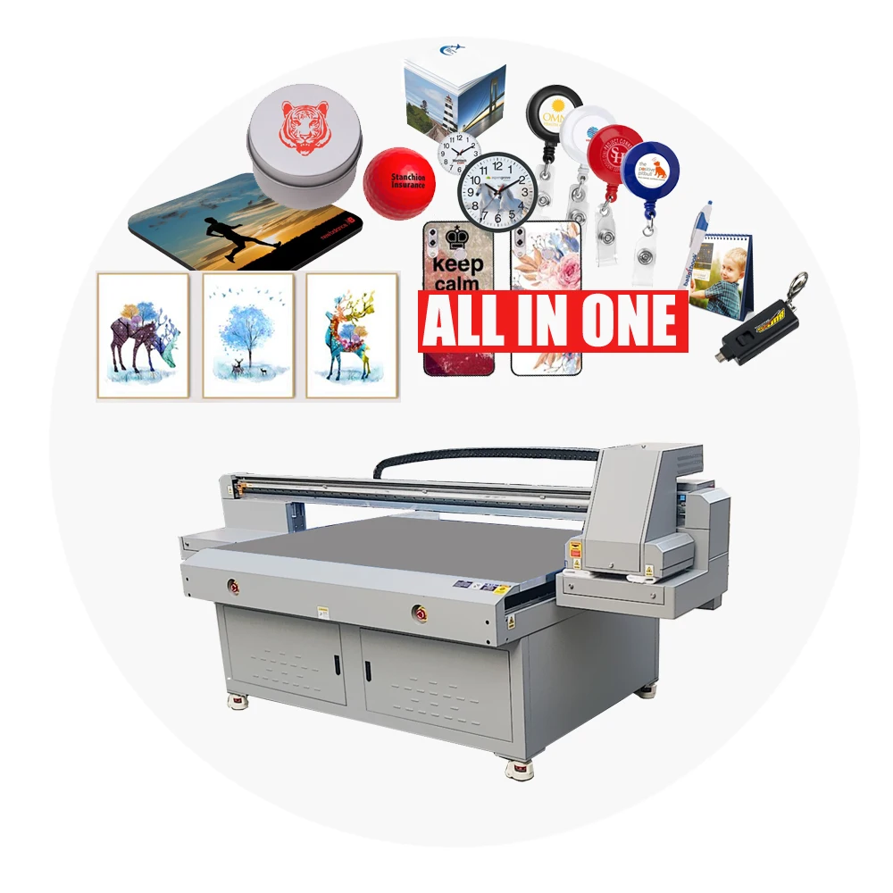 Freecolor FC-UV1812 180x120cm Size UV Flatbed Printer With White and Varnish Printing for Glass/Wood/Acrylic Printing