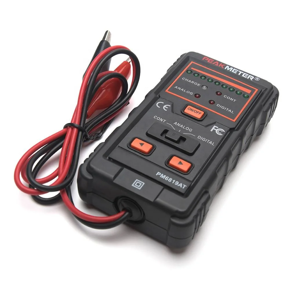 newest multifunction network cable tester PM6819A same as MS6818 with analog and digital display to detect underground/wall wire