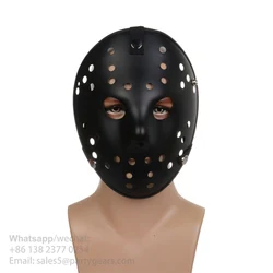 2022 New Halloween Cosplay Jason Voorhees Masks Masquerade Hockey Costume Accessories Metal Mesh Jason Mask